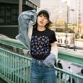 thumbnail image 2 of Plus Size Tops for Women Cute Butterfly Graphic Tee Funny Colorful Print Casual Nature Shirt Small-3X-Large, 2 of 9