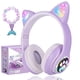 thumbnail image 2 of Auriculares Inalámbricos con Orejas de Gato para Niños, LED Brillante, 2 of 3