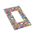 thumbnail image 7 of DouZhe 1-Gang Decorator/Rocker Wallplate, Funny Cute Monsters Cartoon Decorative Wall Plates, 7 of 7