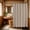 Brown, variant on Waterproof Shower Curtain Panel,Large Fabric Bath Curtain,Quick Dry Bathroom Partition,Reinforced Grommet Hanging Curtain,Foldable Privacy Shower Screen,Standard Tub Shower Covering