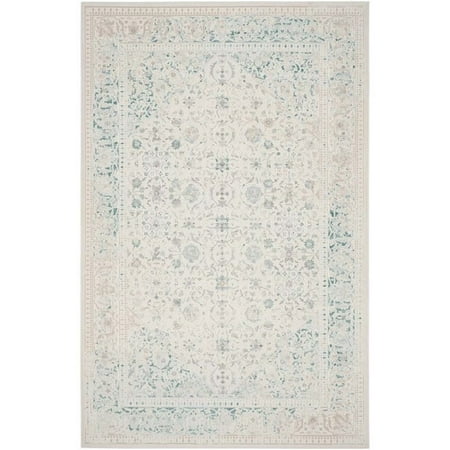 Safavieh Passion Lance 4  X 5 7  Power-Loomed Area Rug  Turquoise/Ivory Safavieh Passion Turquoise Traditional Rug - 4  X 5 7  Safavieh Rugs Blue New Transitional