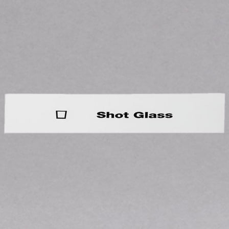 Cambro CECSG6000 Camrack Shot Glass Extender ID Clip - 6/Pack