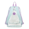 thumbnail image 3 of Eastsport Multi-Purpose Clear Mist Mint Lovely Lilac Backpack with Adjustable Straps, 3 of 8