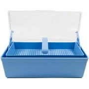 GERMICIDE TRAY W/CLEAR LID For Cold Sterilization, (10"W x 3"H x 4"D), Blue