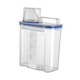 thumbnail image 1 of Contenedor de Almacenamiento de Polvo para Lavandería, Dispensador de Jabón Líquido de 1,5 L, Transparente, Contenedor de Almacenamiento de Suavizante Azul Soledad almacenamiento de lavado, 1 of 10