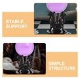 thumbnail image 3 of Mobutofu Crystal Ball Wood Base Display Support Sphere Stands for Home Decoration 1Set, 3 of 8