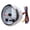 White Dial Silver Bezel CX8282, variant on 85mm 3000rpm Tachometer for Boat Truck RV, 7 Color Backlight, Hour Meter, High Precision Gauge, Compatible with Marine Tachometer, Ideal for Tractor Trailer Car