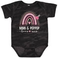 thumbnail image 3 of Inktastic Mimi and PopPop Love Me Rainbow Girls Baby Bodysuit, 3 of 5