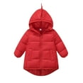 thumbnail image 2 of REDARER Kids Cartoon Puffer Jacket, Lightweight Short Down Coat for Girls and Boys, Warm Thin Quilted Winter Outerwear with Prints,Size:3-4 Years, 2 of 3