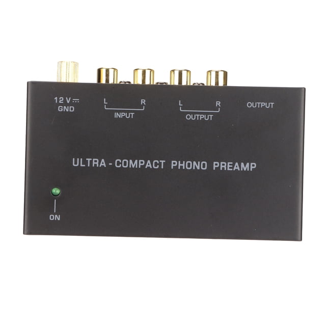 Amplificador De Fono, Preamplificador Estéreo, Entrada, Salida, Amplificador De Tocadiscos Con Control De Perilla, Bajo Ruido Para Tocadiscos, Conexión A Altavoz, Computeryora,