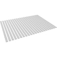 thumbnail image 4 of Ekena Millwork 47"H x 3/8"T Adjustable PVC Slat Wall Panel Kit with 2"W Slats, Unfinished (contains 22 Slats), 4 of 7
