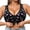 A-Black649, variant on Daisy Bras For Older Women Front Closure Bralette Floral Print Lightweight Wirefree Comfort Bras Everyday Sleep Push Up Bras