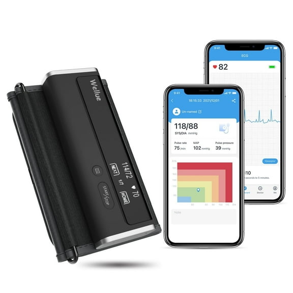 Checkme BP2 CONNECT 2-in-1 ECG & BP Monitor, Blood Pressure Monitor with WiFi/Bluetooth/AI Sync