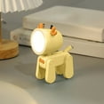 thumbnail image 1 of Lámparas De Plástico Lámpara de noche con diseño de ciervo de dibujos animados, recargable por USB, LED amarilla, minilámpara de escritorio para decoración de habitación infantil (1 unidad) JASKFLY, 1 of 9