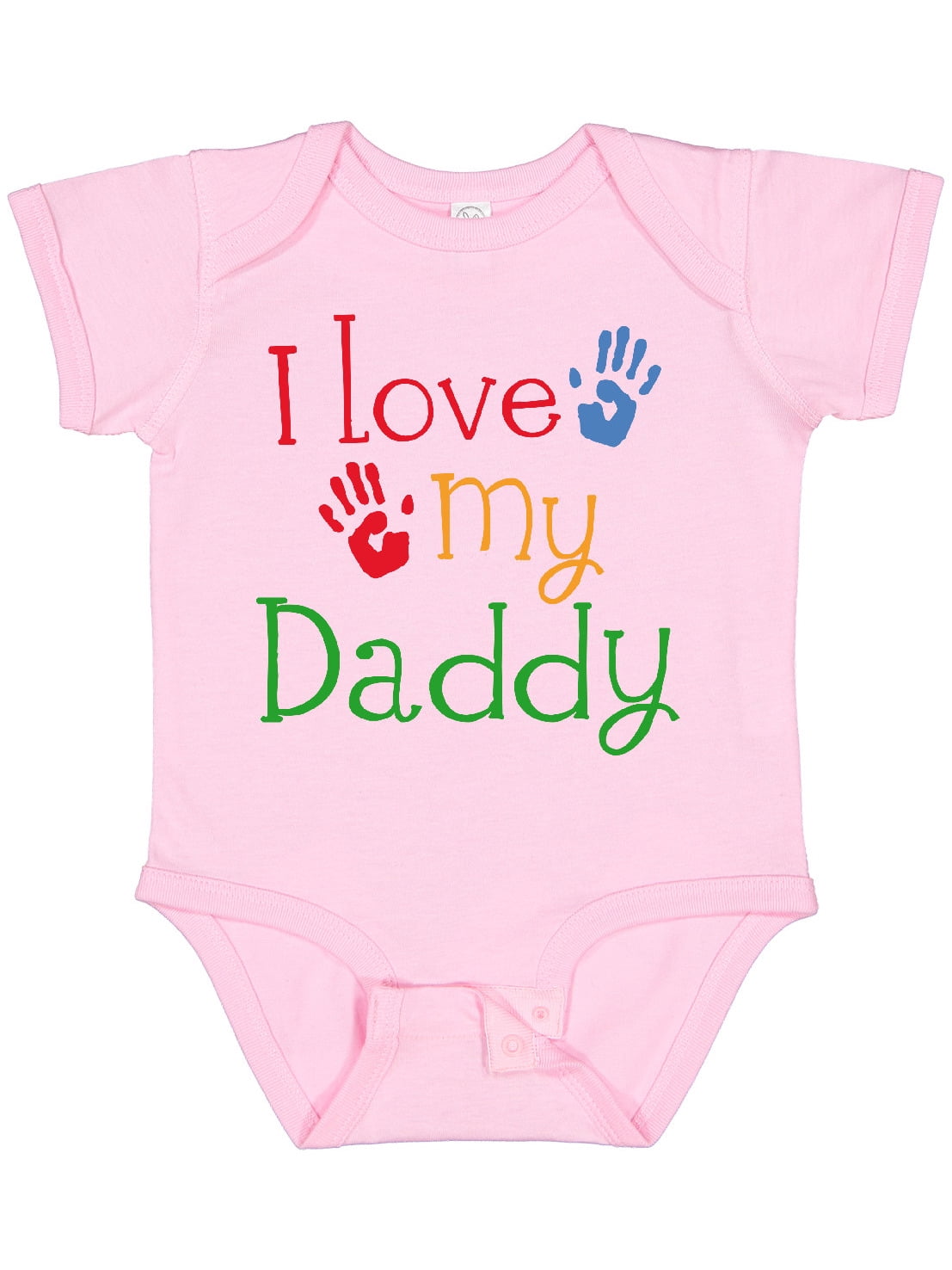 Inktastic I Love My Daddy Gift Baby Boy Or Baby Girl Bodysuit Walmart Com