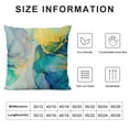 thumbnail image 5 of PHYHOO Marble Throw Pillow Covers Colorful Marble Texture Purple Green Blue Gold Foil Square Pillowcases for Home Decor Sofa Car Bedroom Pillow case, 5 of 5