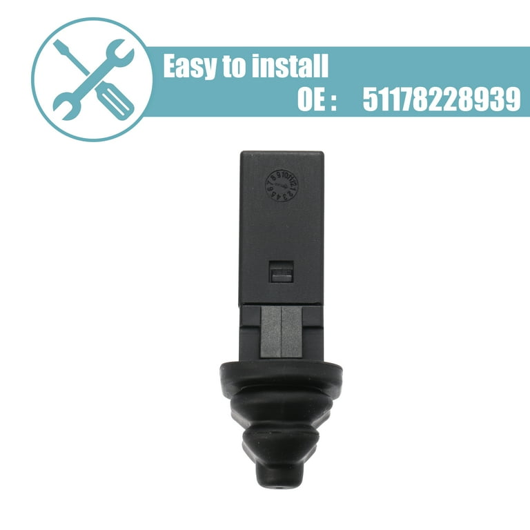 Unique Bargains 51178228939 Car Black Fuel Gas Door Buffer