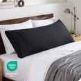 thumbnail image 6 of Bare Home Body Pillowcase - Envelope Closure - Ultra Soft - Double Brushed - Black, 6 of 7