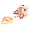 thumbnail image 4 of AMONIDA Handbag Ornament Rhinestone Key Chain Decorative Key Chain, Key Ring, Head Shape For Children Family Anniversary Birthday Gift, 4 of 8
