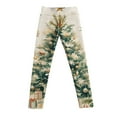 thumbnail image 4 of Endives Women's Thermal Leggings Velvet Warm Christmas Retro Printed Home Leggings Fleece Lined Leggings, 4 of 6