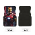 thumbnail image 2 of 4 Pieces Car Floor Mat Set Iron Man Protection Full Sets Universal Fit for SUV Sedans Vans Trucks, 2 of 7