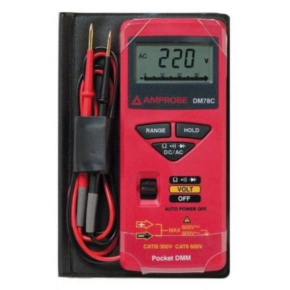 Amprobe DM78C Credit Card Size Digital Multimeter