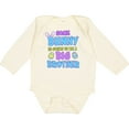 thumbnail image 3 of Inktastic Some Bunny is Going to Be a Big Brother with Bunny Ears and Eggs Boys Long Sleeve Baby Bodysuit, 3 of 5