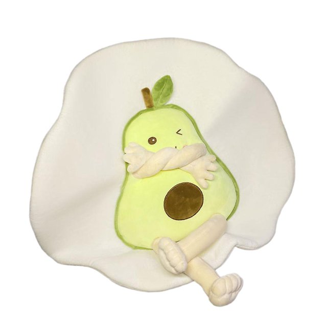 Pear Cojín lumbar lindo del soporte lumbar del cuello suave compacto de la almohada lumbar de la forma del huevo