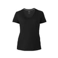 thumbnail image 1 of Playera Fruit Of The Loom para Mujer, Manga Corta Cuello V Negro Talla 2EG, 1 of 4