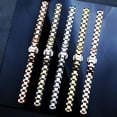 thumbnail image 4 of GBB-Stainless Steel Watch Strap Metal Wristband 10mm 12mm 14mm 16mm Fashion Replacement Band for Women Men【0513】, 4 of 7