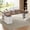White, variant on Electric Standing Desk with Power Outlet, Executive Desk with Lockable File Cabinet and Open Storage Compartments, Home Office Desk, Walnut