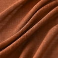 thumbnail image 3 of TianQi Terracotta Linen Curtains 84 Inch Length 2 Panels Set for Bedroom Living Room, Soft Thick Linen Textured Window Drapes Burnt Orange Rust Fall Boho Decor Semi Sheer Light Filtering Grommet, 3 of 5