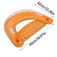 thumbnail image 3 of SIfdSeng Inflatable U Shaped Pool Float with Cup Holders Heavy Duty Water with Handles Mesh Bottom Floating for Summer Pool Beach Lake And, 3 of 6