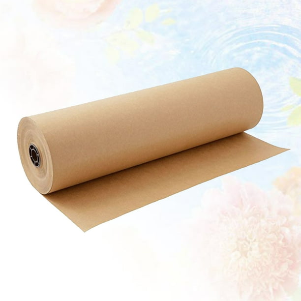 Milisten Papel Decorativo Kraft Marrón Para Envoltura De Regalos Y De Ramos Y Fiestas