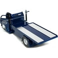 thumbnail image 4 of 1947 Ford COE Flatbed Truck Dark Blue Metallic with White Top "The Famous Motor Cars" w/Extra Wheels 1/24 Diecast Model by Jada, 4 of 8