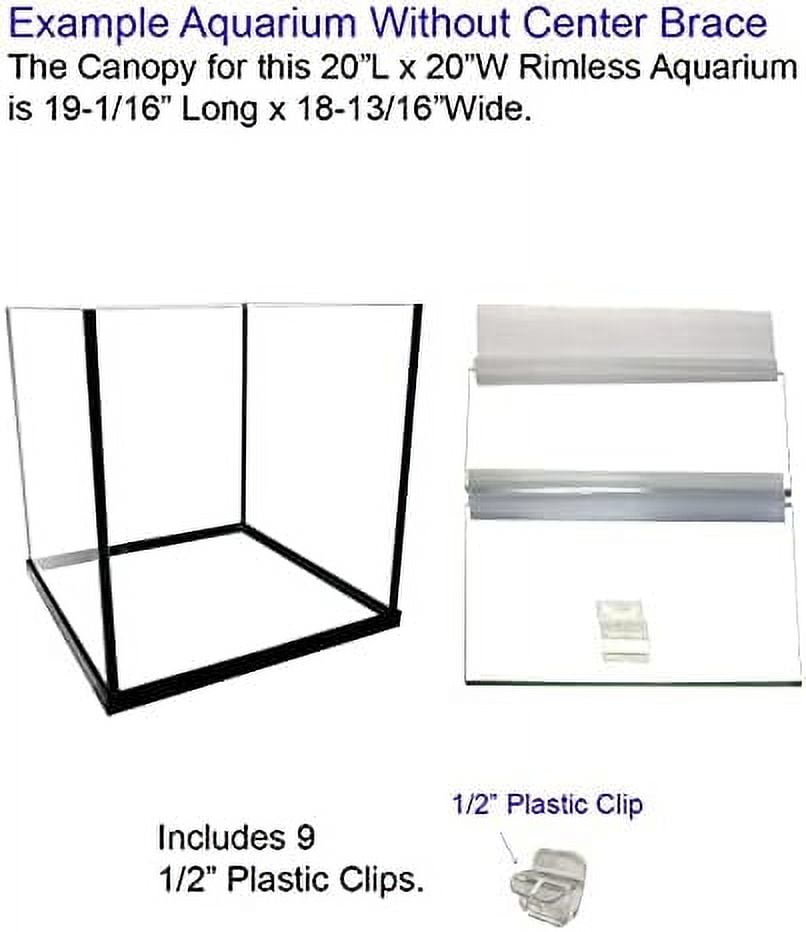 Aquarium Masters 2 Pack Glass Canopy Handles : : Pet Supplies