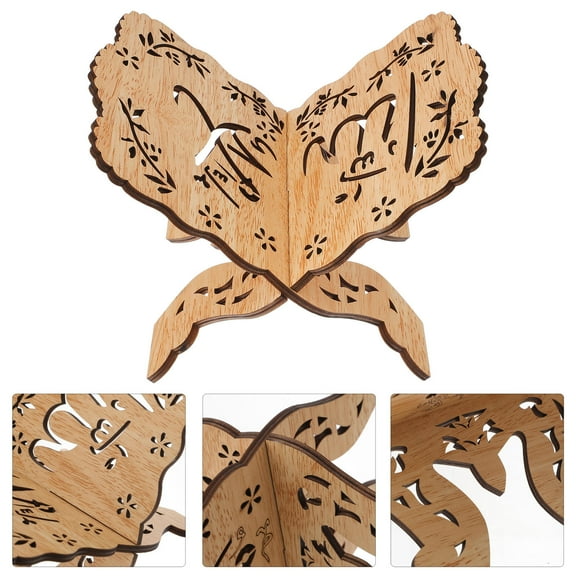 MLINS Bible Holder Stand Book Shelf Quran Bookshelf