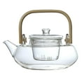 thumbnail image 2 of Borosilicate Glass Teapot with Tea Strainer Hand Blowing Loose Leaf Tea 800ml, 2 of 8