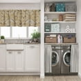 thumbnail image 3 of LALILO Kitchen Curtain Valance Stop Awesome Card With Lovely Rod Pocket Window Curtain 52"x 18" Set of 2, 3 of 7