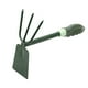 thumbnail image 1 of Pala de hule verde para jardinería | Azada metálica duradera para plantar flores y verduras | Mango de plástico antideslizante | Resistente a la corrosión | Herramienta exterior | Pack de 1, 1 of 3