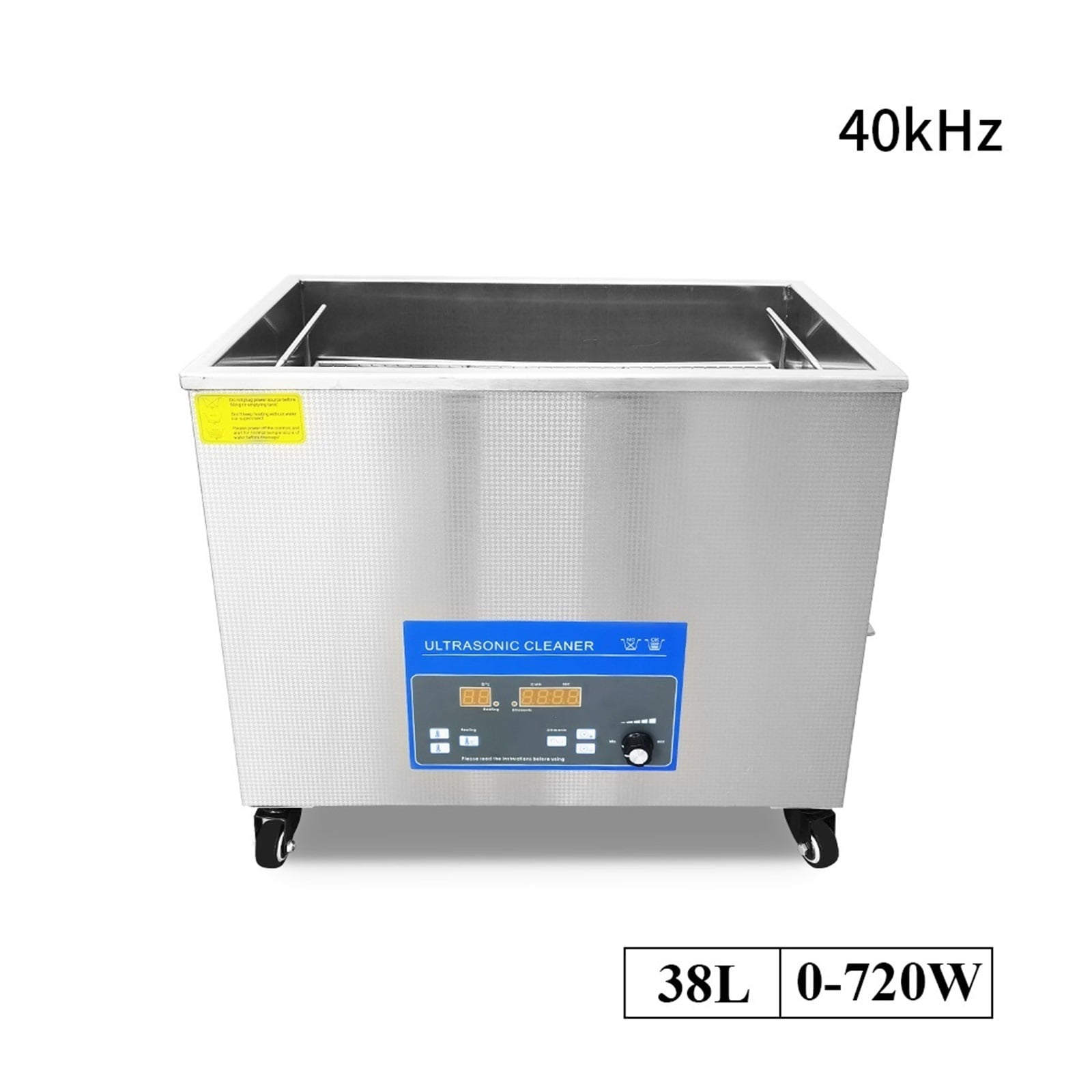 38L 720W Ultrasonic Cleaner DPF Engine Block Oil Rust Remove Hardware Metal Parts Ultrasound Cleaning Machine Pistons Degreasing