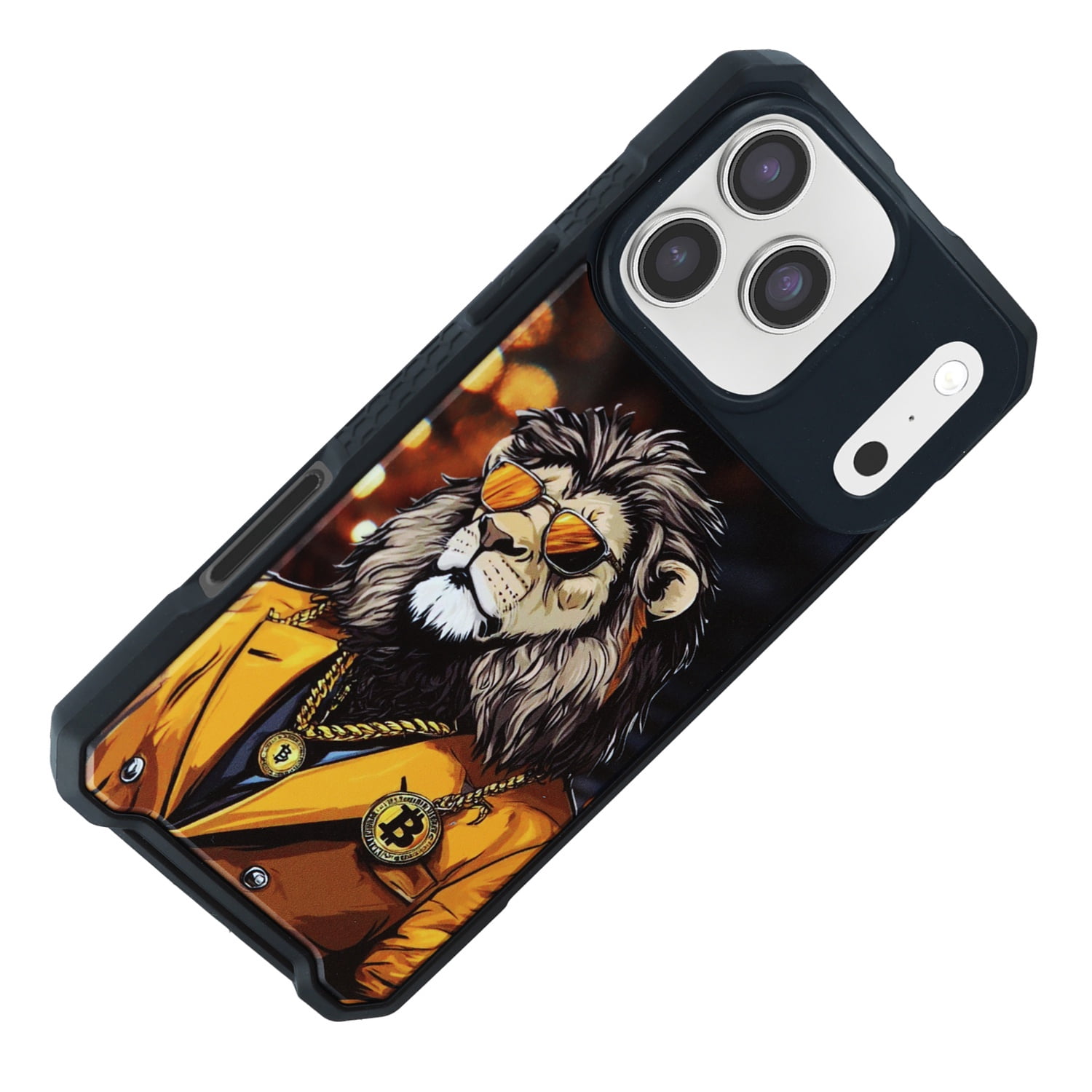 Durable Cyber Magnetic DIY Series Cases for iPhone 17 Pro Max - Yellow