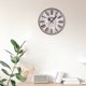 thumbnail image 2 of Reloj de pared redondo de estilo moderno, creativo, silencioso, colgante, sin marco., 2 of 6