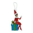 thumbnail image 5 of Elf on the Shelf Christmas Ornament, Red, 4.75" Tall, Plastic, by Ruz, 5 of 6