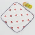 thumbnail image 3 of Rollo lavable de toallas de papel reutilizables, 5 paquetes de toallas de papel de franela con estampado de algodón lavables respetuosas con el medio ambiente, 30*30cm súper suaves, absorben, 3 of 5