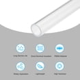 thumbnail image 3 of Acrylic Pipe Clear Rigid Round Tube 16mm ID 22mm OD 6" for Lamps and Lanterns, Water Cooling System, 3 of 6