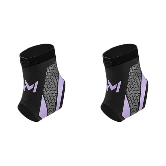 2 Pack Lightweight Volleyball Ankle Braces, Air Cast Ankle Support, Plantar Fasciitis Socks Men & Women Ankle Brace for Compression Sprain & Breathable Ankle for Basketball & Fitness (One Size) Grey