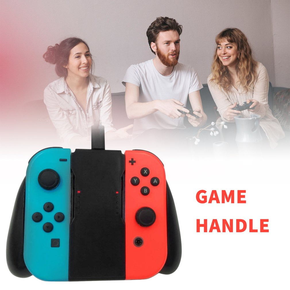 Comfort Grip Handle Bracket Support Holder Charging Station With Led For Nintend Switch Joy Con Plastic Handle Bracket Holder Walmart Canada