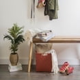 thumbnail image 5 of Contemporary Home Living Brown and White Cabana Striped Fringed Throw Blanket 50" x 60", 5 of 8