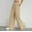 Khaki, variant on Hauaitttt Women Drawstring Waist Wide Leg Pants High Waisted Wide Leg Pants Fashion Drawstring Elastic Trousers Comfy Straight Leg Long Pants with Pockets Sweatpants Women Athletic Maternity Women